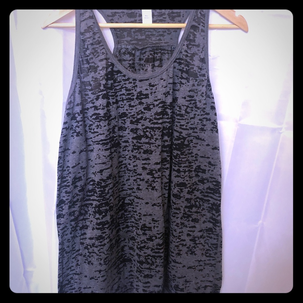 Black and gray tank top